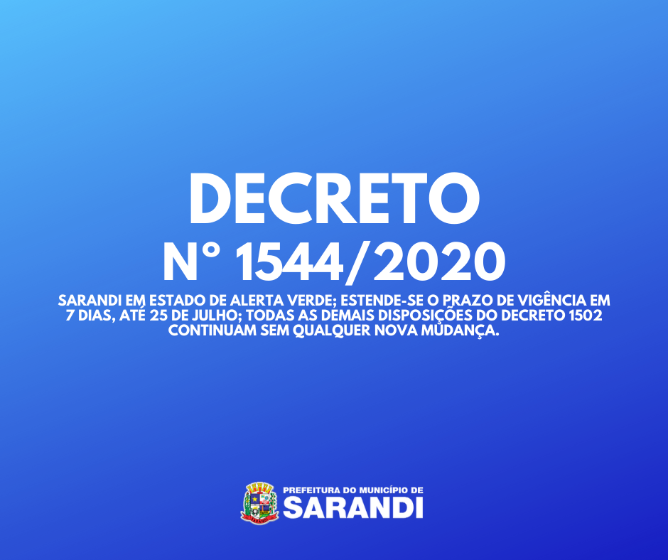 Decreto nº 1544/2020